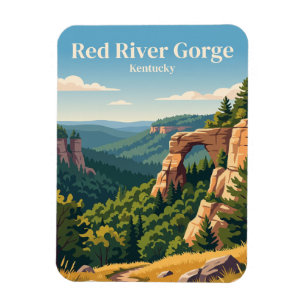 Magnet Flexible Zone géologique de Red River Gorge aux États-Unis