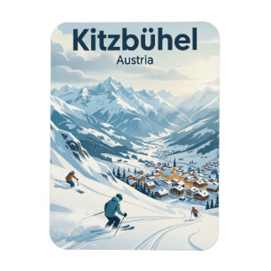 Magnet Flexible Zone skiable de Kitzbühel Autriche