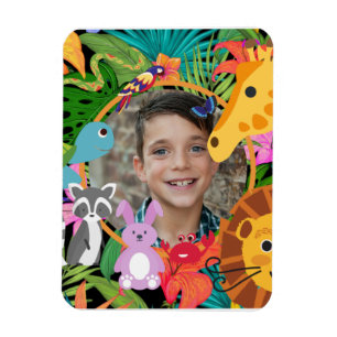Magnet Flexible Zoo Wild Animal Jungle Safari Anniversaire de enfa