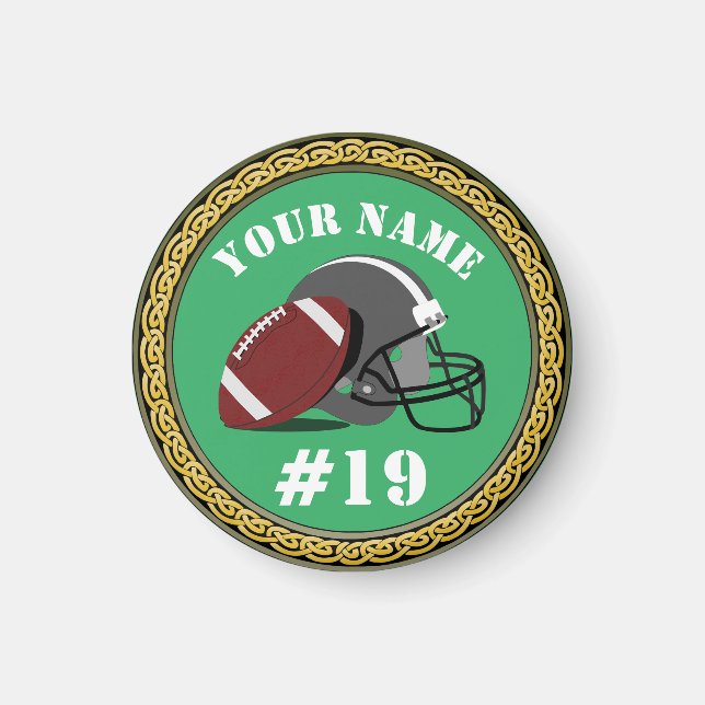 Magnet Football - Ajouter Nom et numéro (Devant)