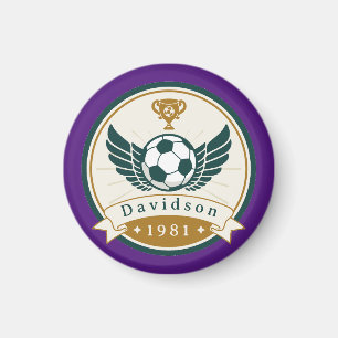 Magnet - Football de football - Personnalisé - Ajo