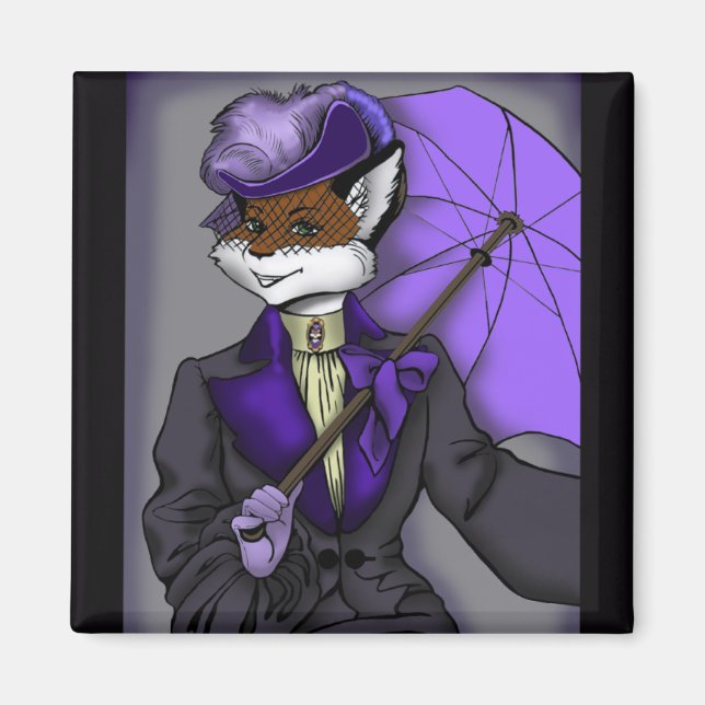 Magnet Fox victorien (Devant)