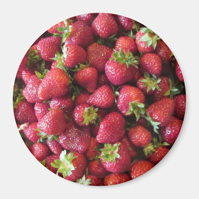 Magnet - Fraises d'été (Devant)