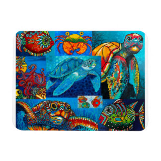 Magnet "Funky Sea Criters Collage"