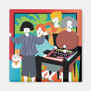 Magnet gagnant Mah Jongg