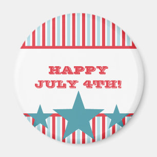 Magnet Gras d'étoiles et de bandes