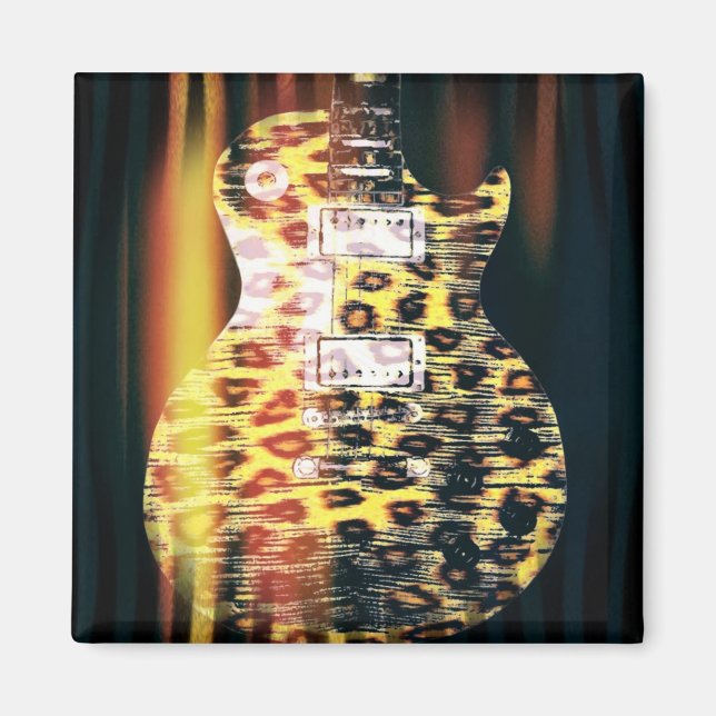 Magnet guitare de Cheetah (Devant)