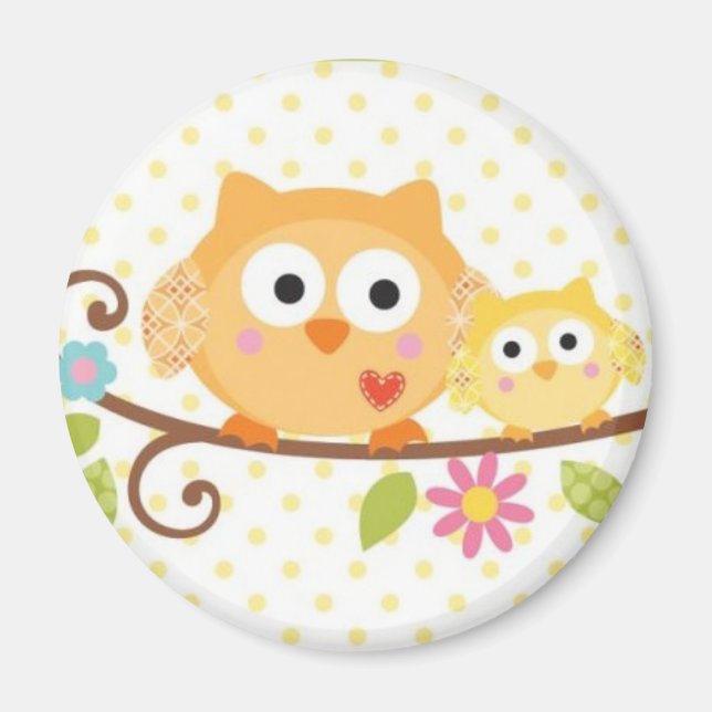 MAGNET HAPPI TREE OWL (Devant)