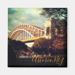 Magnet "Hell Gate Bridge in Automne"