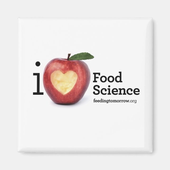 Magnet "I Heart Food Science" (Devant)