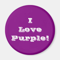 Magnet I Love Purple