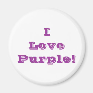 Magnet I Love Purple