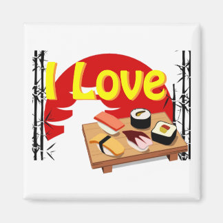 Magnet I Love Sushis
