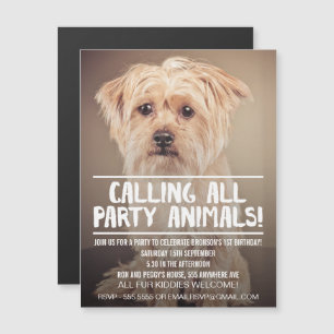MAGNET Invitation de la partie chienne