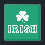 Magnet irlandais<br><div class="desc">Irlandais Fridge Magnet. Partagez de la chance irlandaise sur votre réfrigérateur.</div>