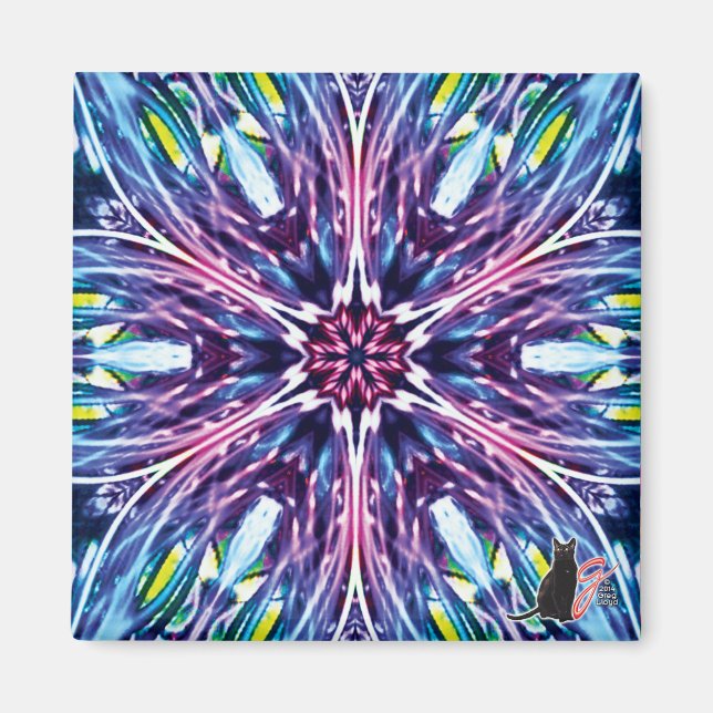 Magnet Kaleidoscope de l'étoile du Nord (Devant)