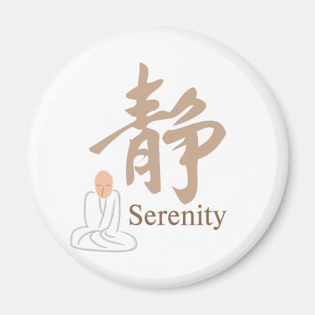 Magnet Kanji Serenity (Devant)
