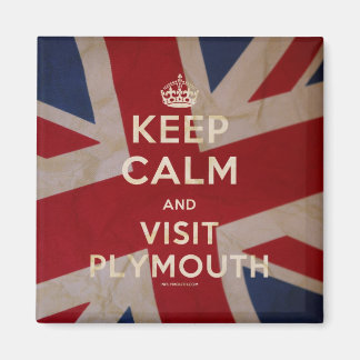 Magnet 'Keep Calm and Visit Plymouth'