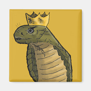Magnet King Cobra Funny Snake avec une bande des