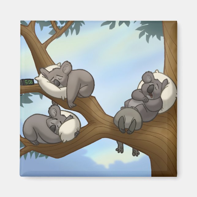 Magnet Koala dormant (Devant)
