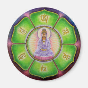 Magnet Kuan Yin "Om Mani Padme Hum"