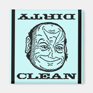 Magnet Lave-vaisselle Homme Morph Nettoyer la sale