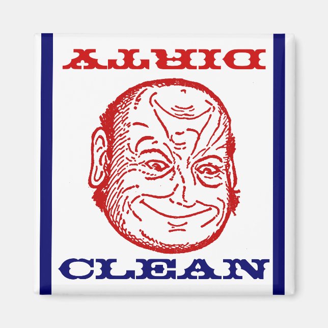 Magnet Lave-vaisselle Homme Nettoyé Luminosité opt (Devant)