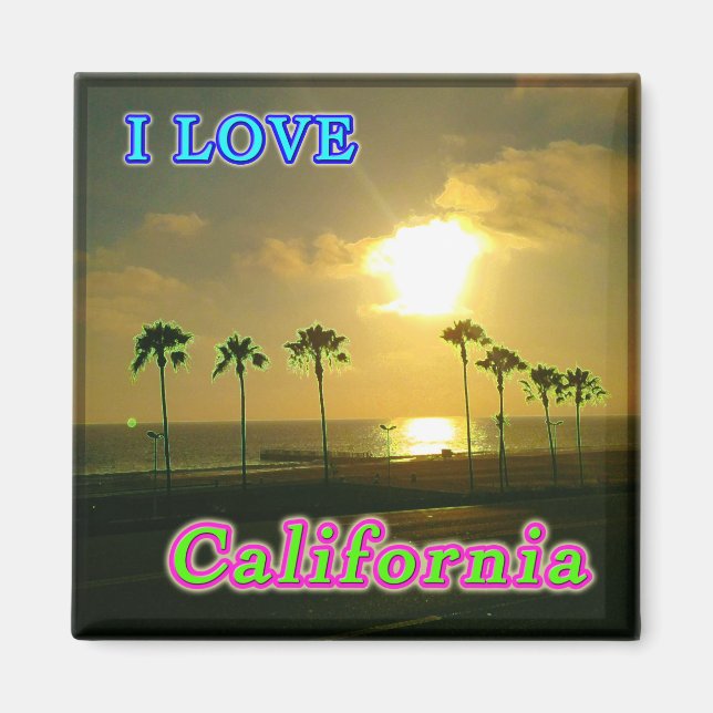 Magnet "Lovely California 2" (Devant)