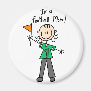 Magnet Maman de Footballeur