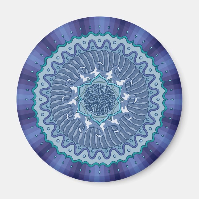 Magnet Mandala d'Eau (Devant)