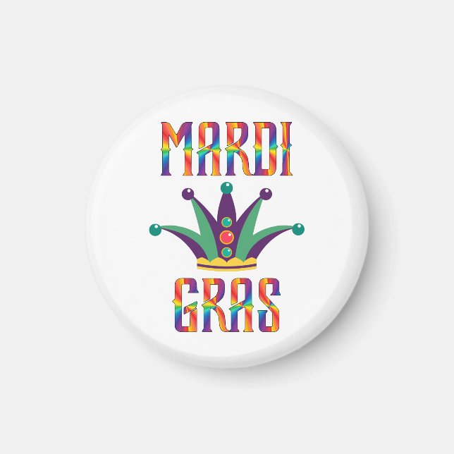 Magnet Mardi Gras  (Devant)
