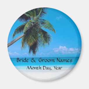 Magnet mariage avec date Mariage