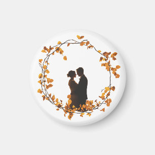 Magnet Mariage d'automne romantique - Russe congé