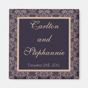 Magnet Mariage de dentelle pourpre