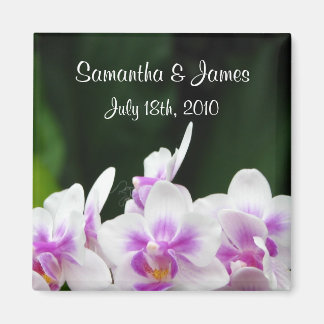 Magnet Mariage d'orchidées