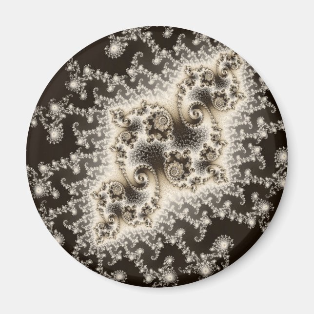 Magnet Méduze Marron Sépia (Devant)