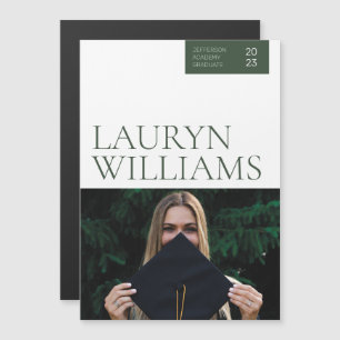 Magnet Modern Professional Graduation Faire-part