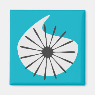 Magnet moderne de cuisine de la moitié du siècle