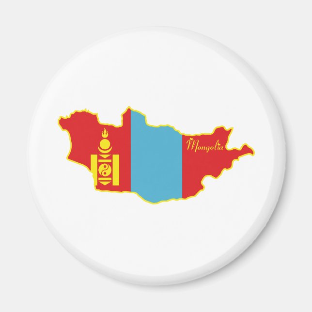 Magnet Mongolie (Devant)