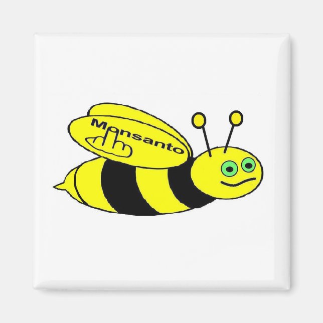 Magnet Monsanto Bee Flip (Devant)