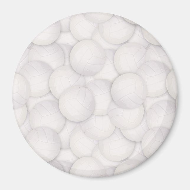 Magnet Motif de volley-ball (Devant)