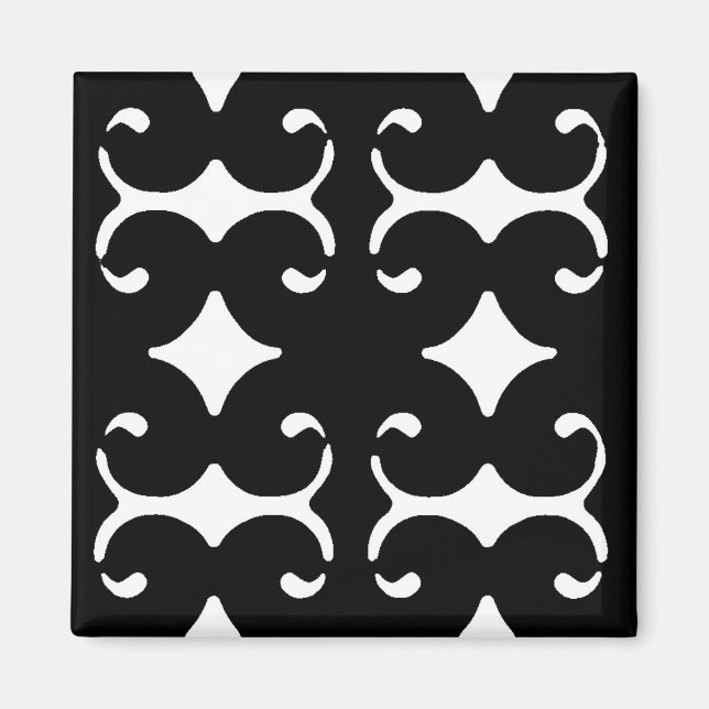 Magnet Motif noir (Devant)