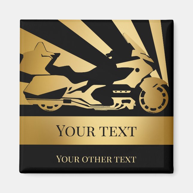 Magnet moto moto moto moto moto moto or (Devant)