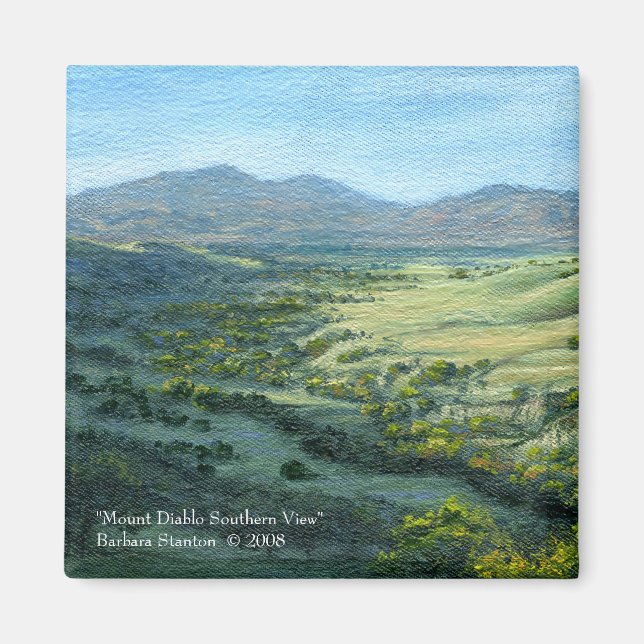 Magnet "Mount Diablo Southern View" (Devant)