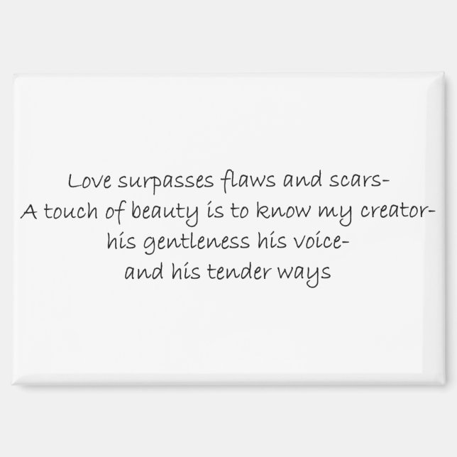 Magnet my Creator" (Recto)