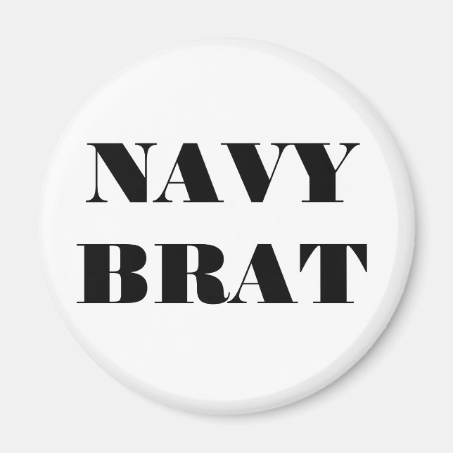 Magnet Navy Brat (Devant)