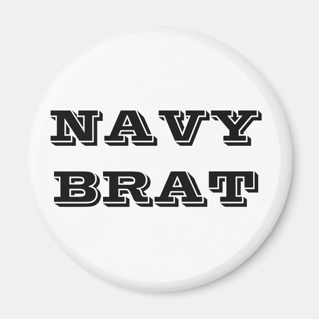 Magnet Navy Brat (Devant)