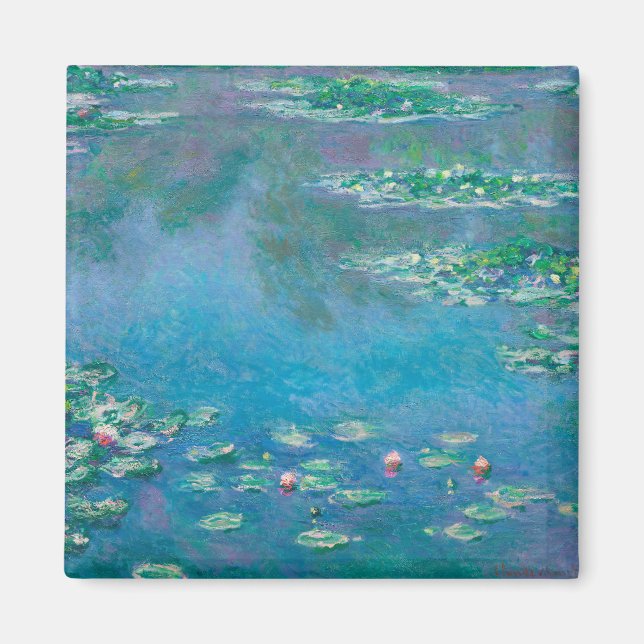 MAGNET : "NÉNUPHARS" PAR MONET (Devant)