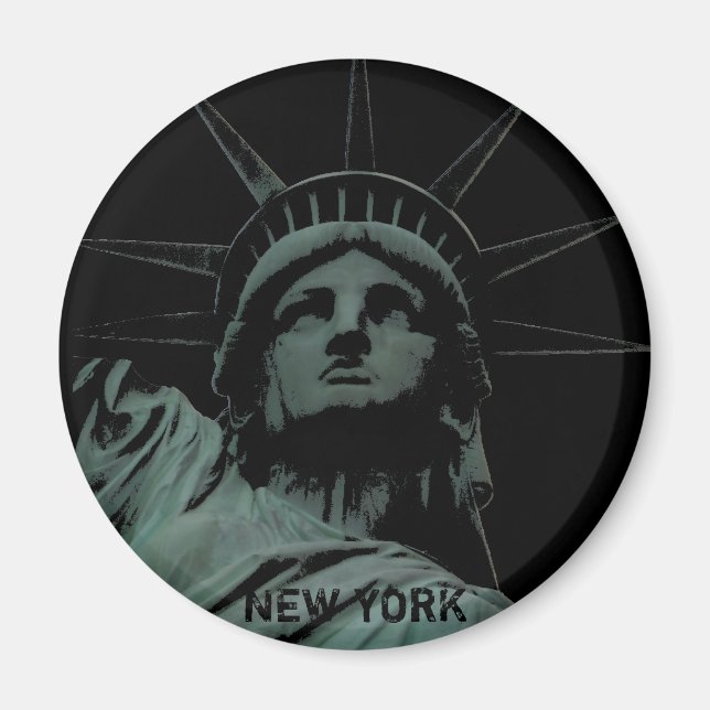 Magnet New York Frigo Magnet NY Souvenir Magnet (Devant)