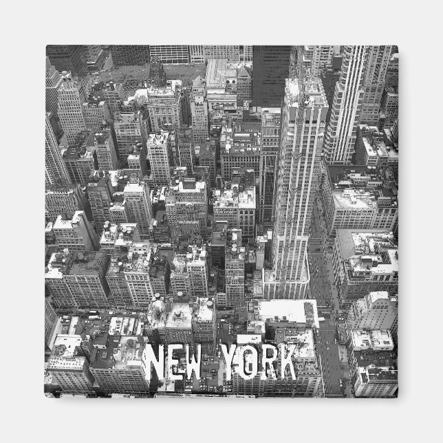Magnet New York Frigo Magnet NY Souvenir Magnet (Devant)